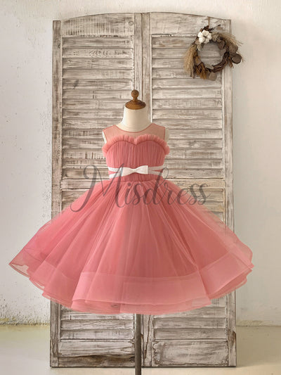 Bulk-buy Yc395 Children′s Wedding Dress Girls′ Lace Flower Girl Pomfret  Princess Dress price comparison